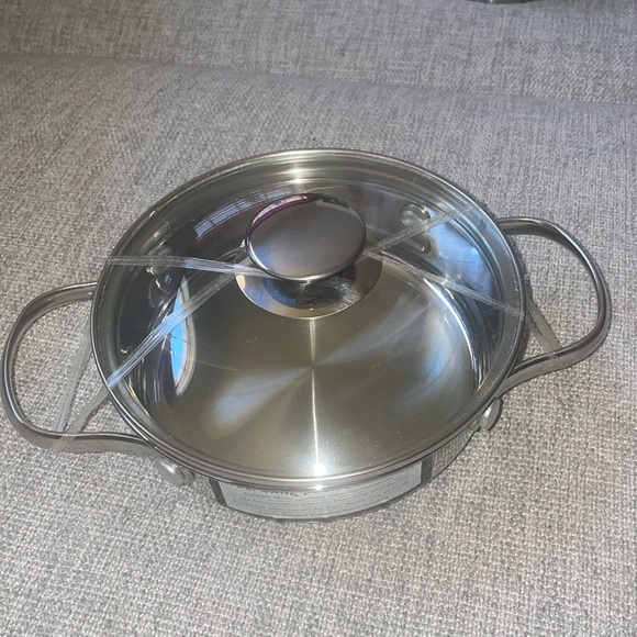 BN Wolfgang Puck Stainless triply encapsulated steel cookware for even heat - Picture 1 of 5